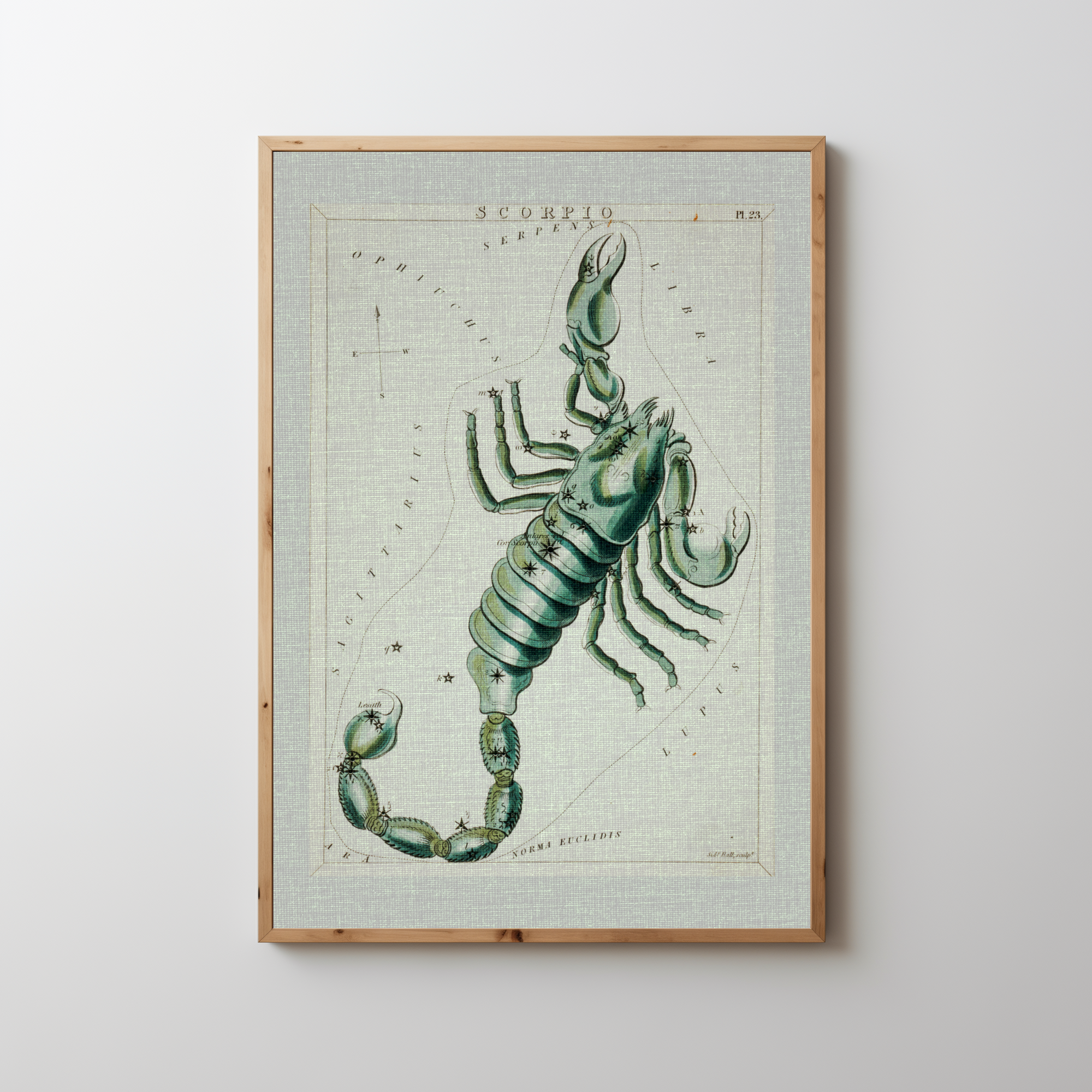 Scorpio digital astrology art