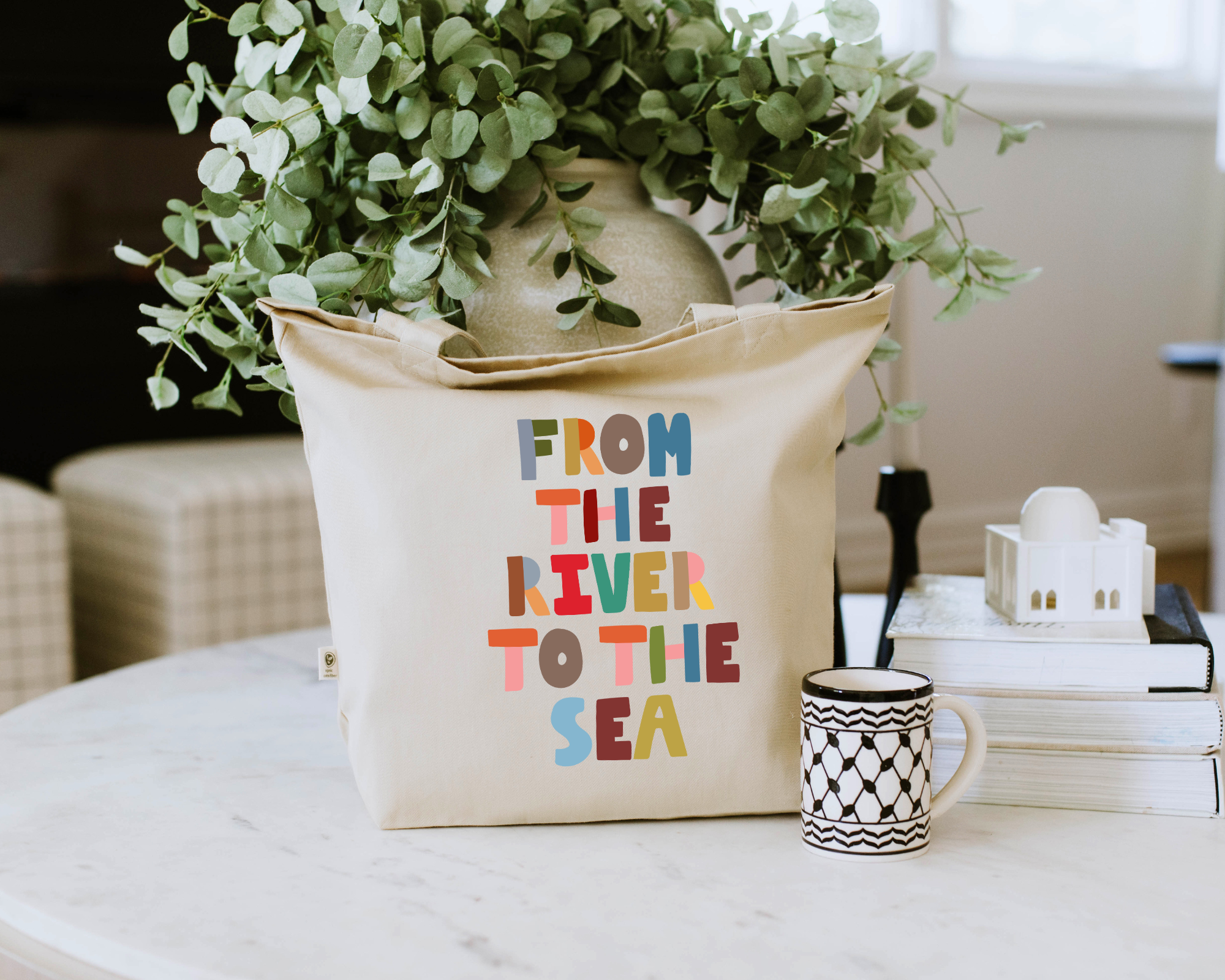 From The River To The Sea Eco Tote Bag