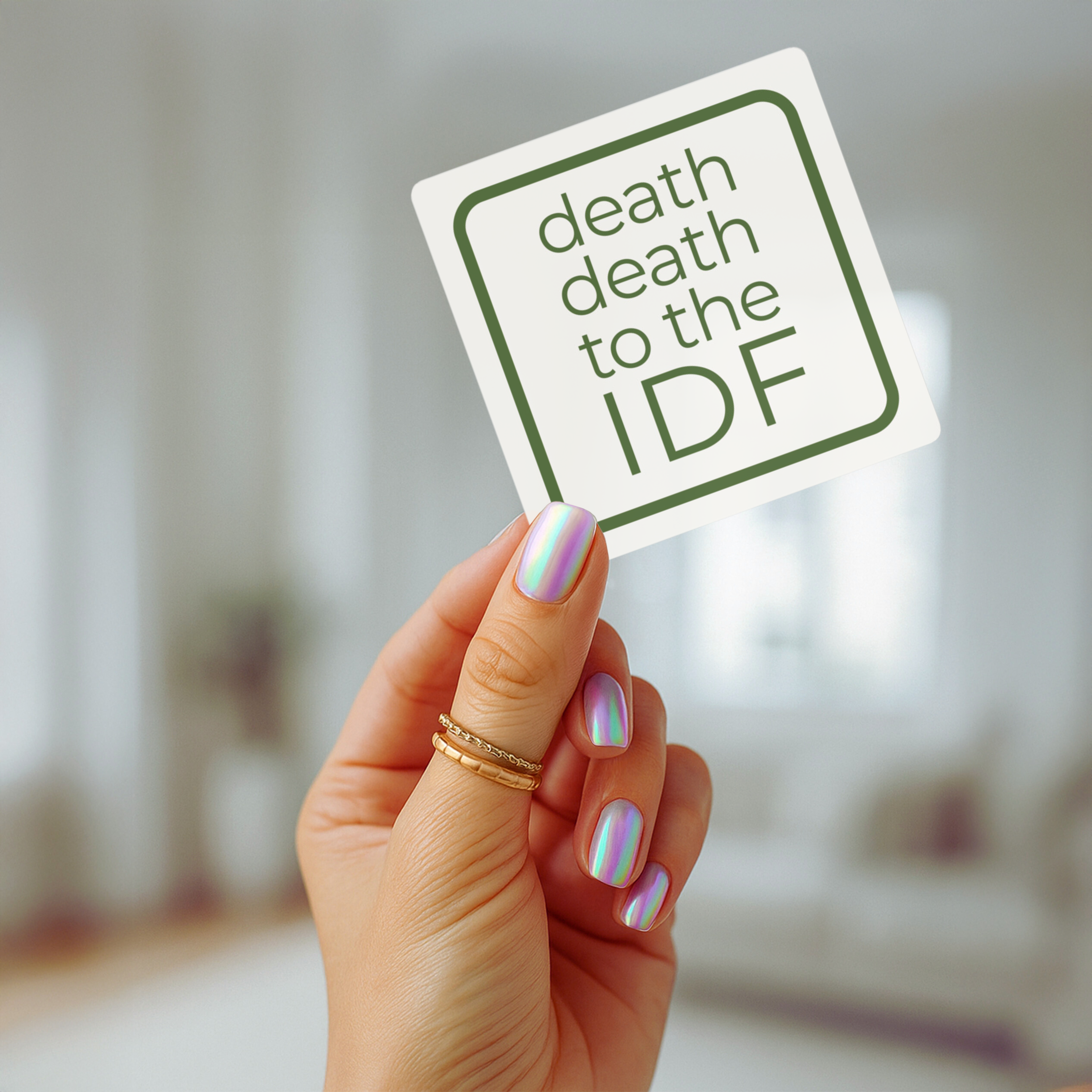 DDTHIDF bubble-free stickers
