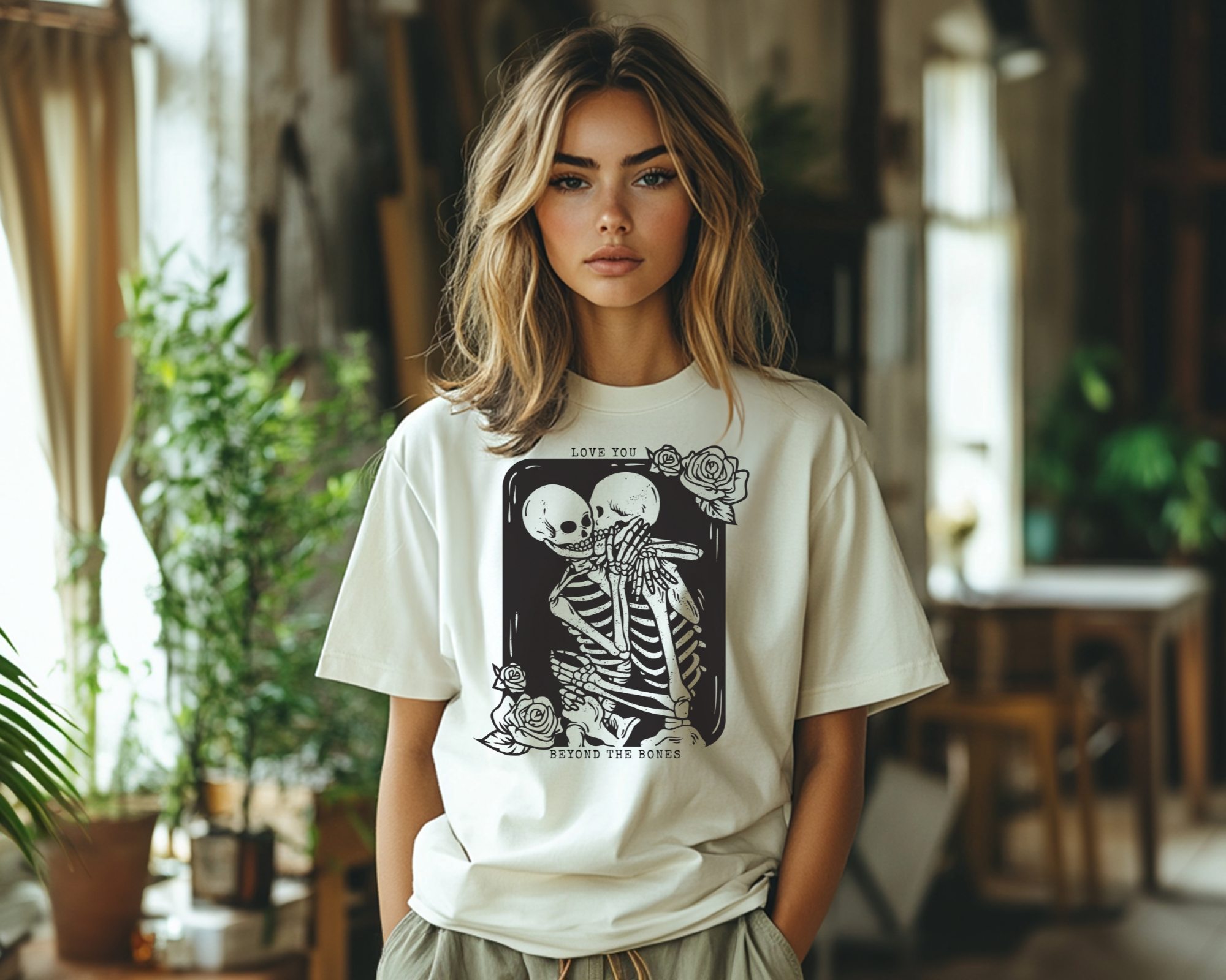 Kissing Skeletons T-shirt