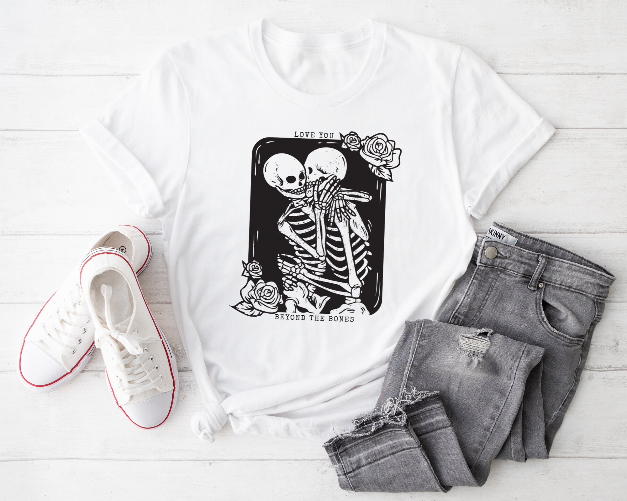 Kissing Skeletons T-shirt