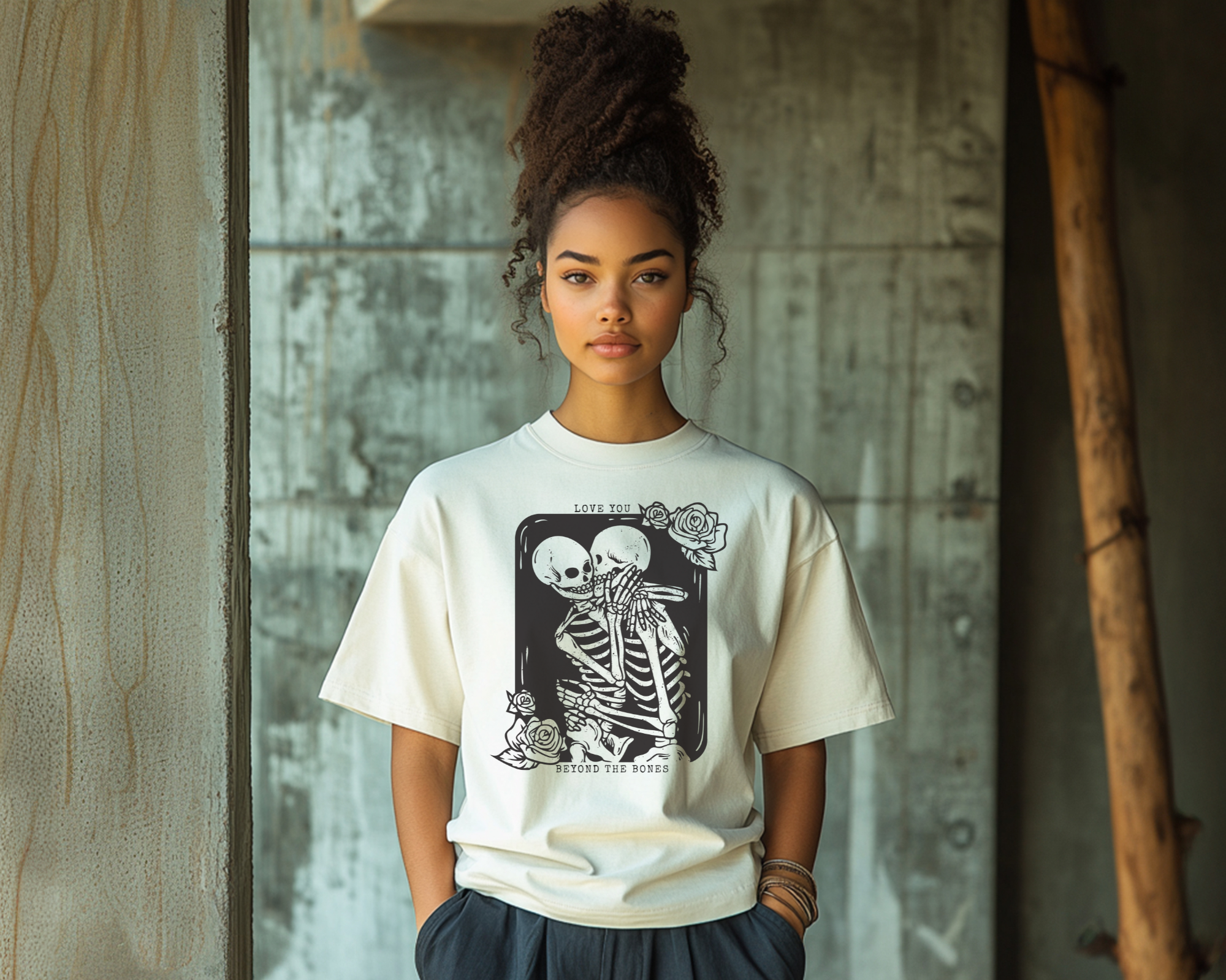 Kissing Skeletons T-shirt