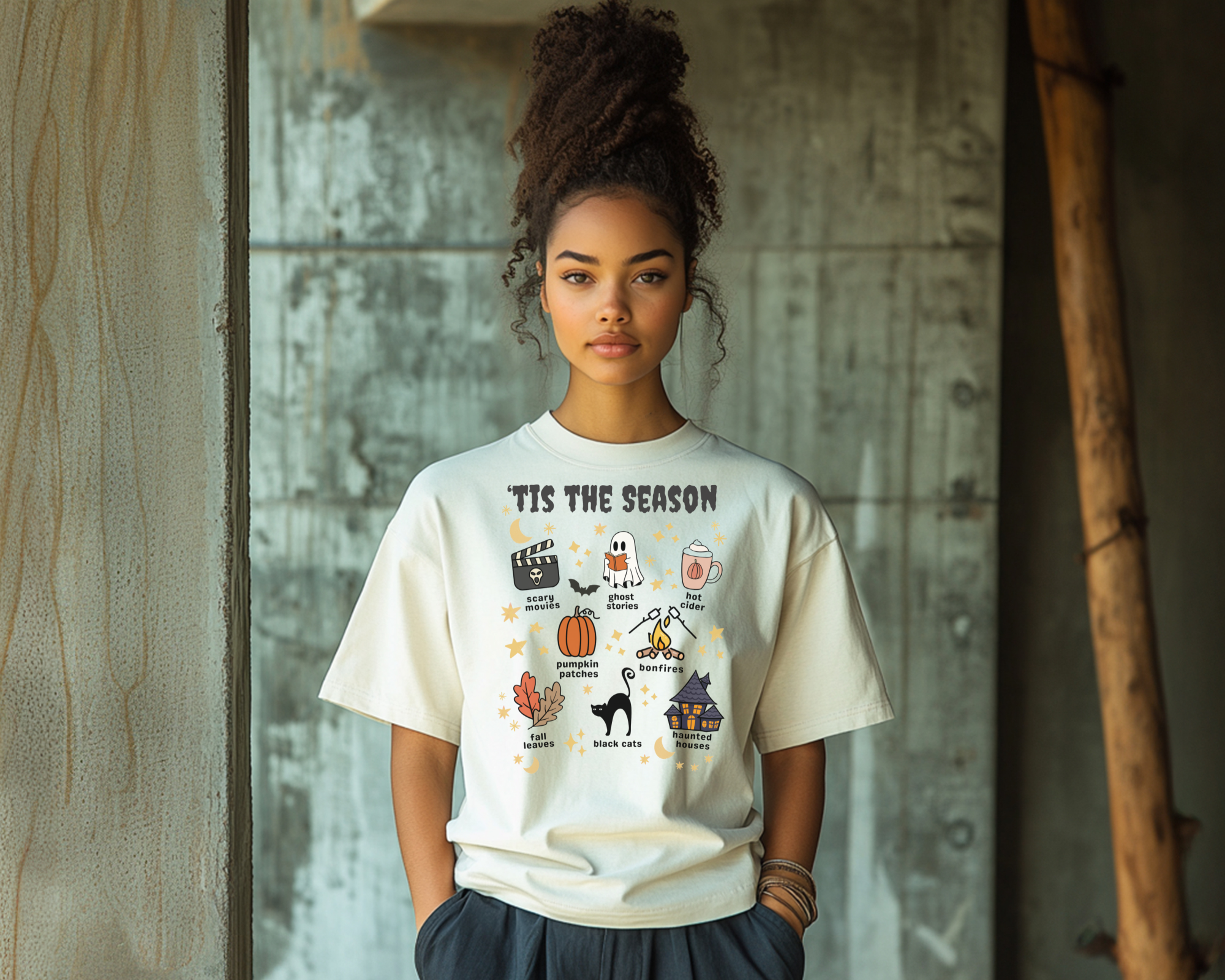 Trendy spooky season tshirt