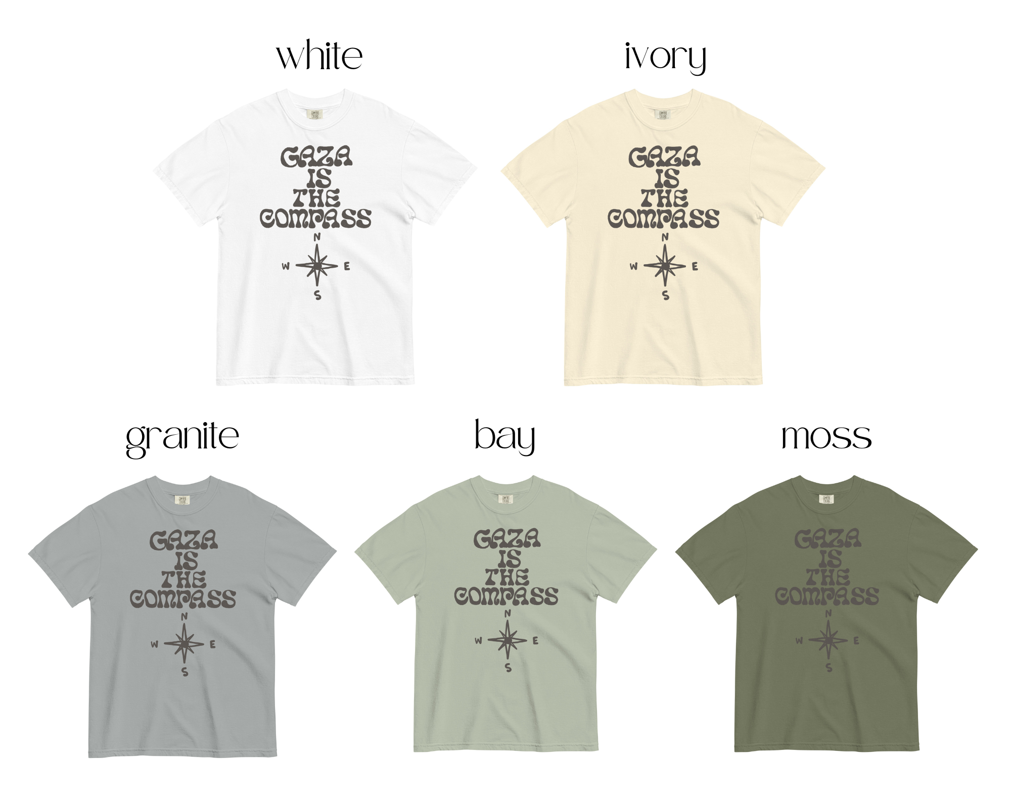 Gaza Is The Compass t-shirt