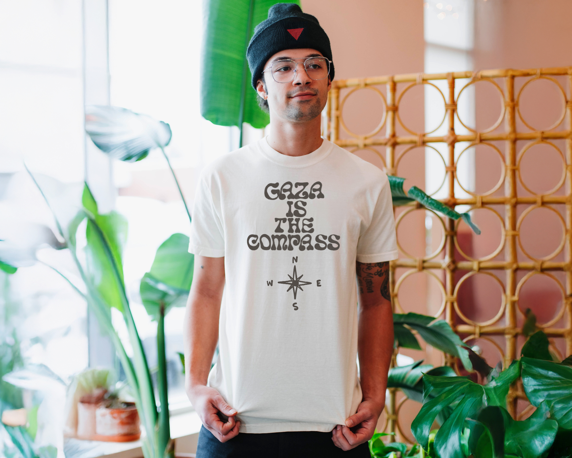 Gaza Is The Compass t-shirt