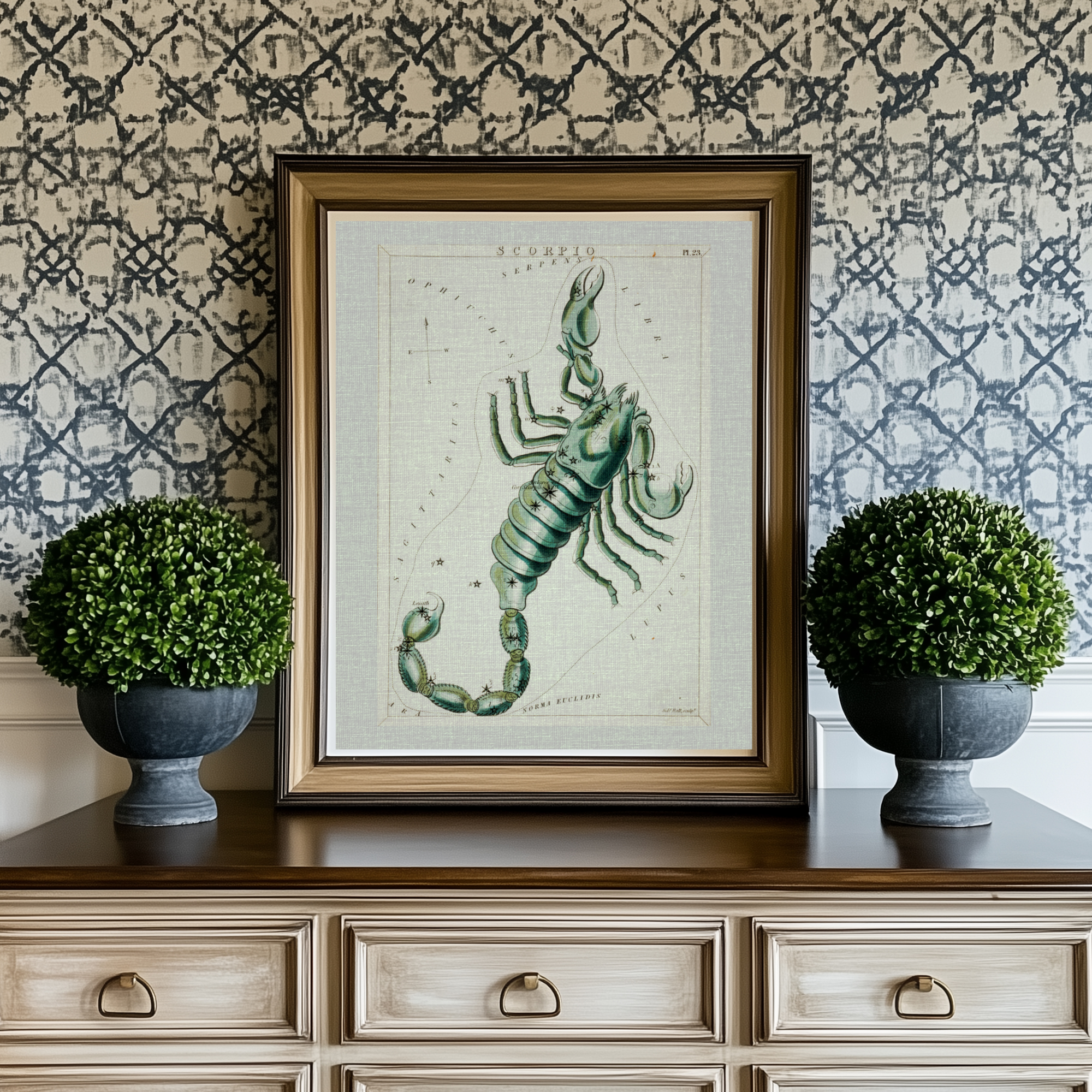 Scorpio digital astrology art