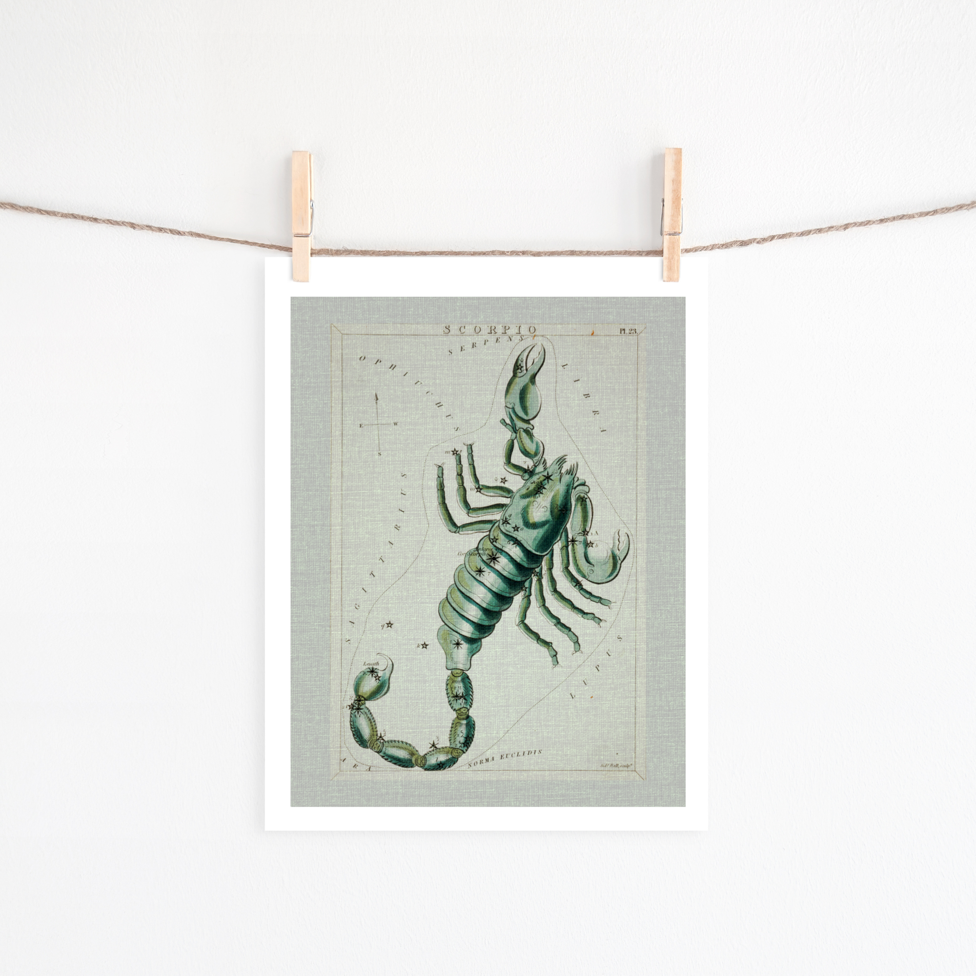 Scorpio digital astrology art