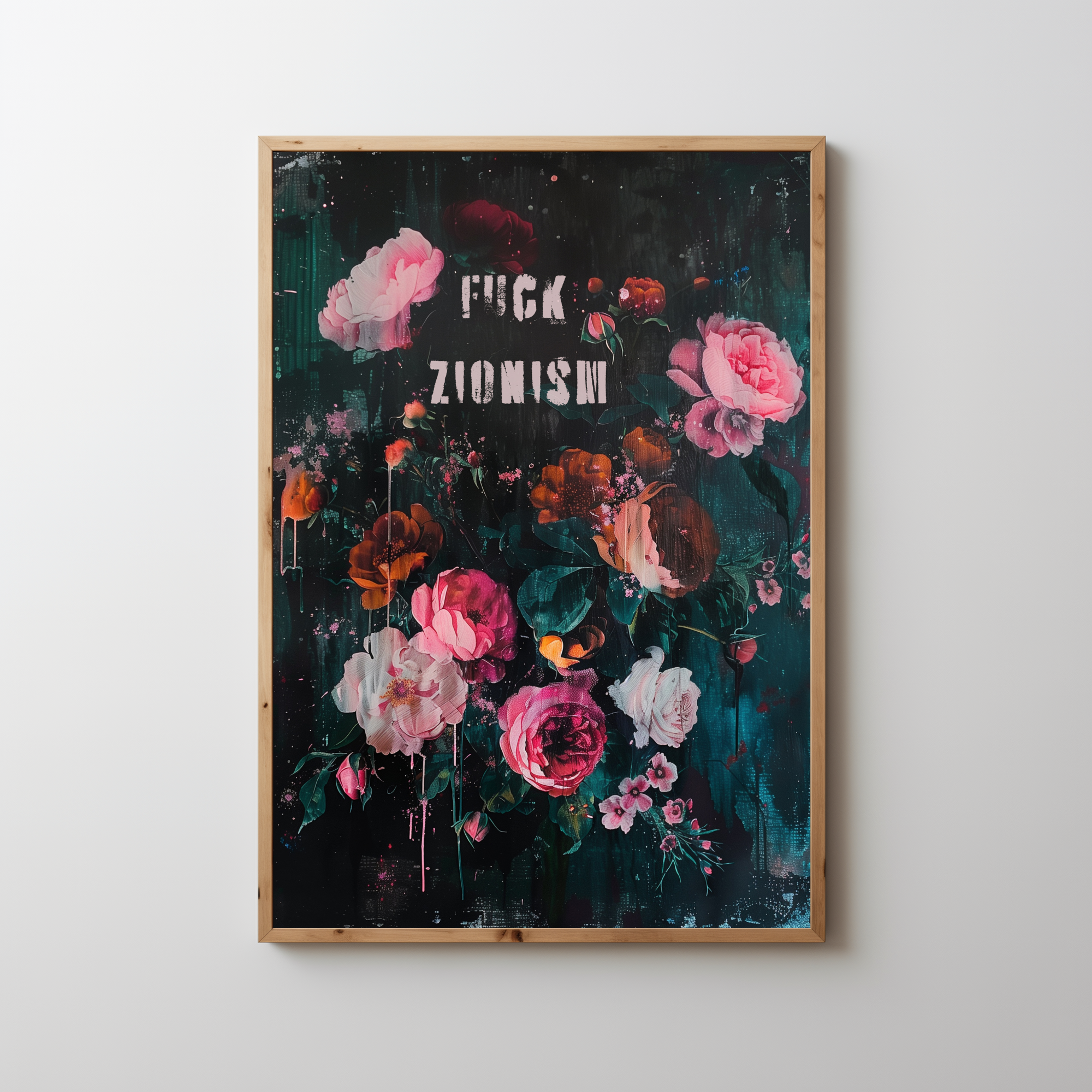 Fuck Zionism Digital Art Print