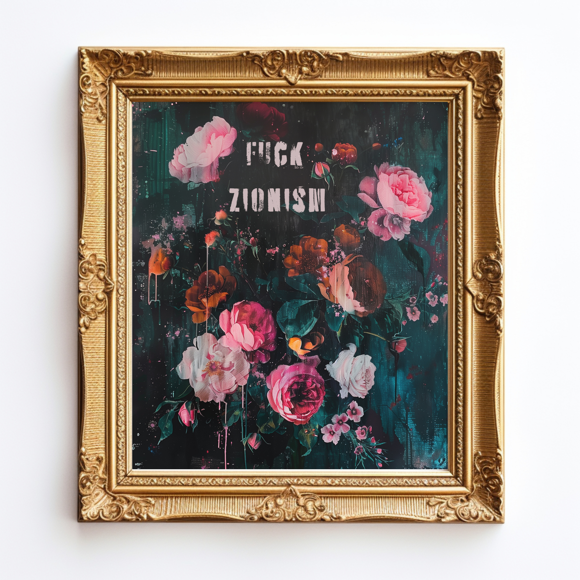 Fuck Zionism Digital Art Print