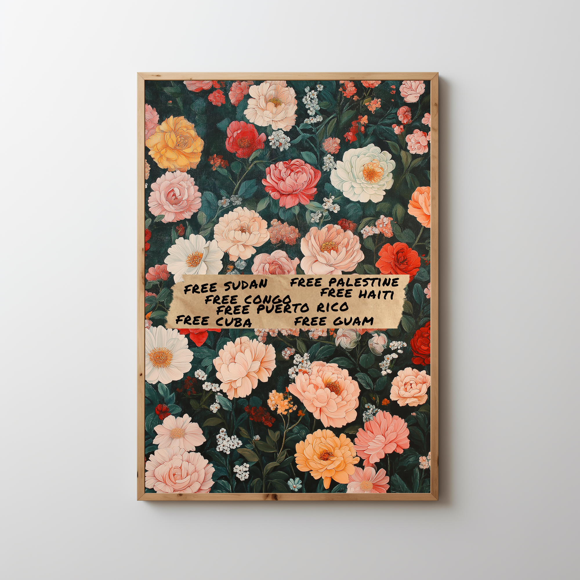 Floral Liberation Art Print
