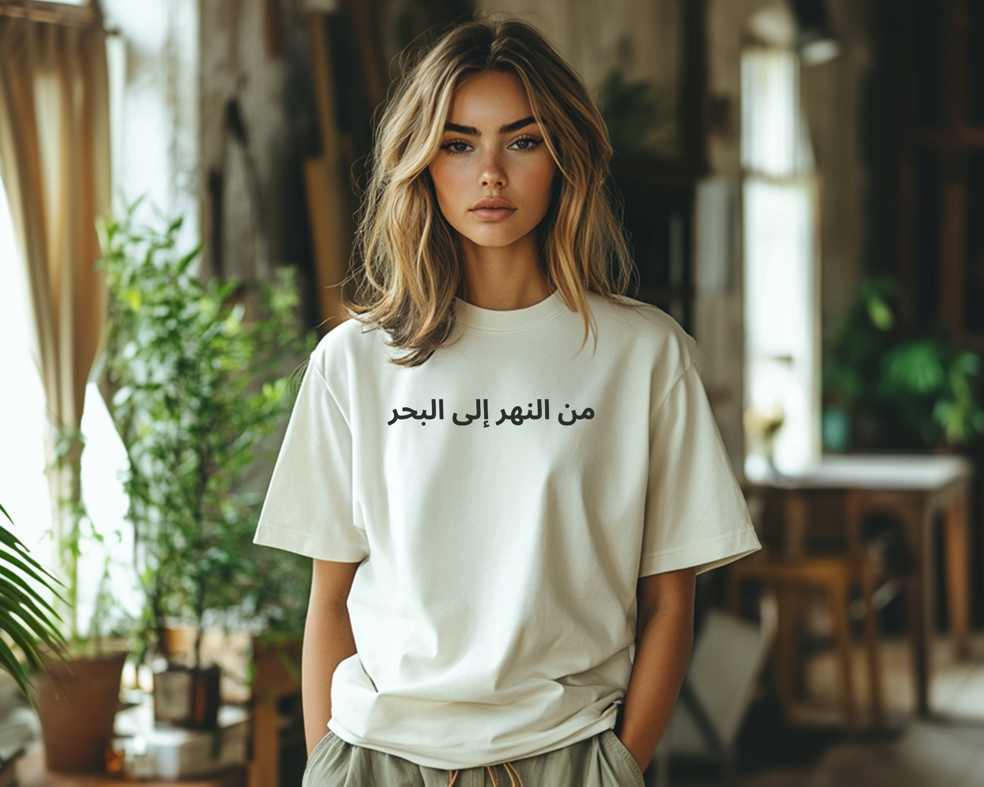 From the River to the Sea Arabic writing