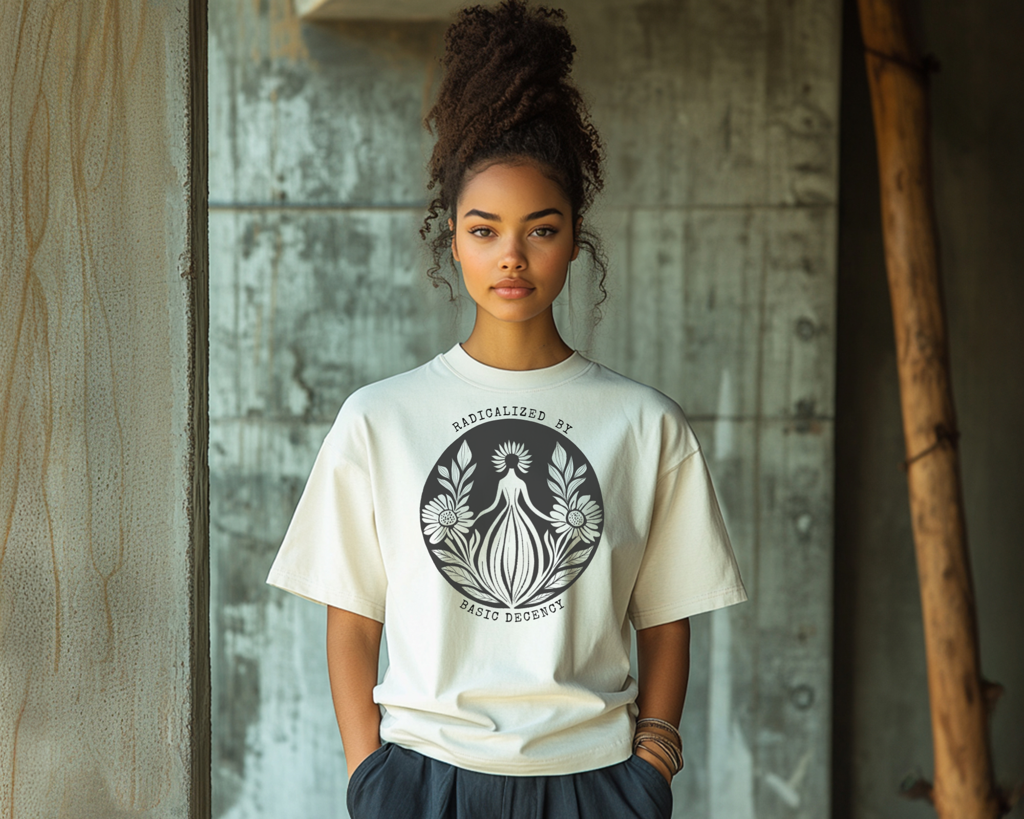 Radicalized by Basic Decency Tshirt