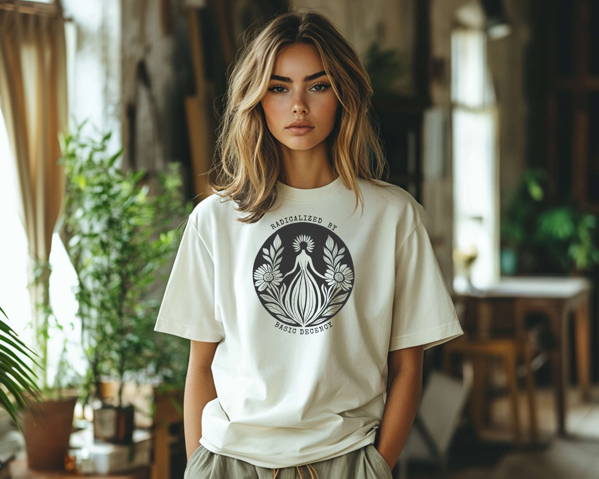 Radicalized by Basic Decency Tshirt