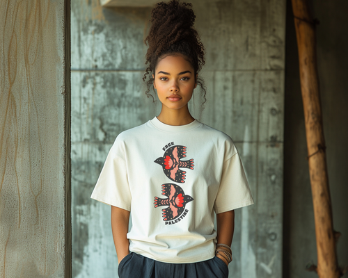 2 Doves Free Palestine t-shirt