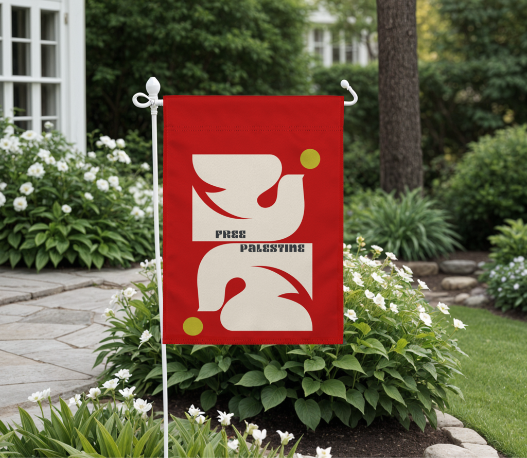 Free Palestine garden flag