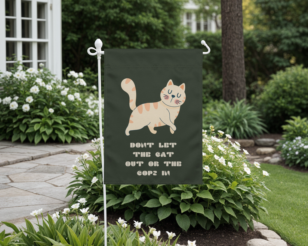 Anti Police Garden Flag
