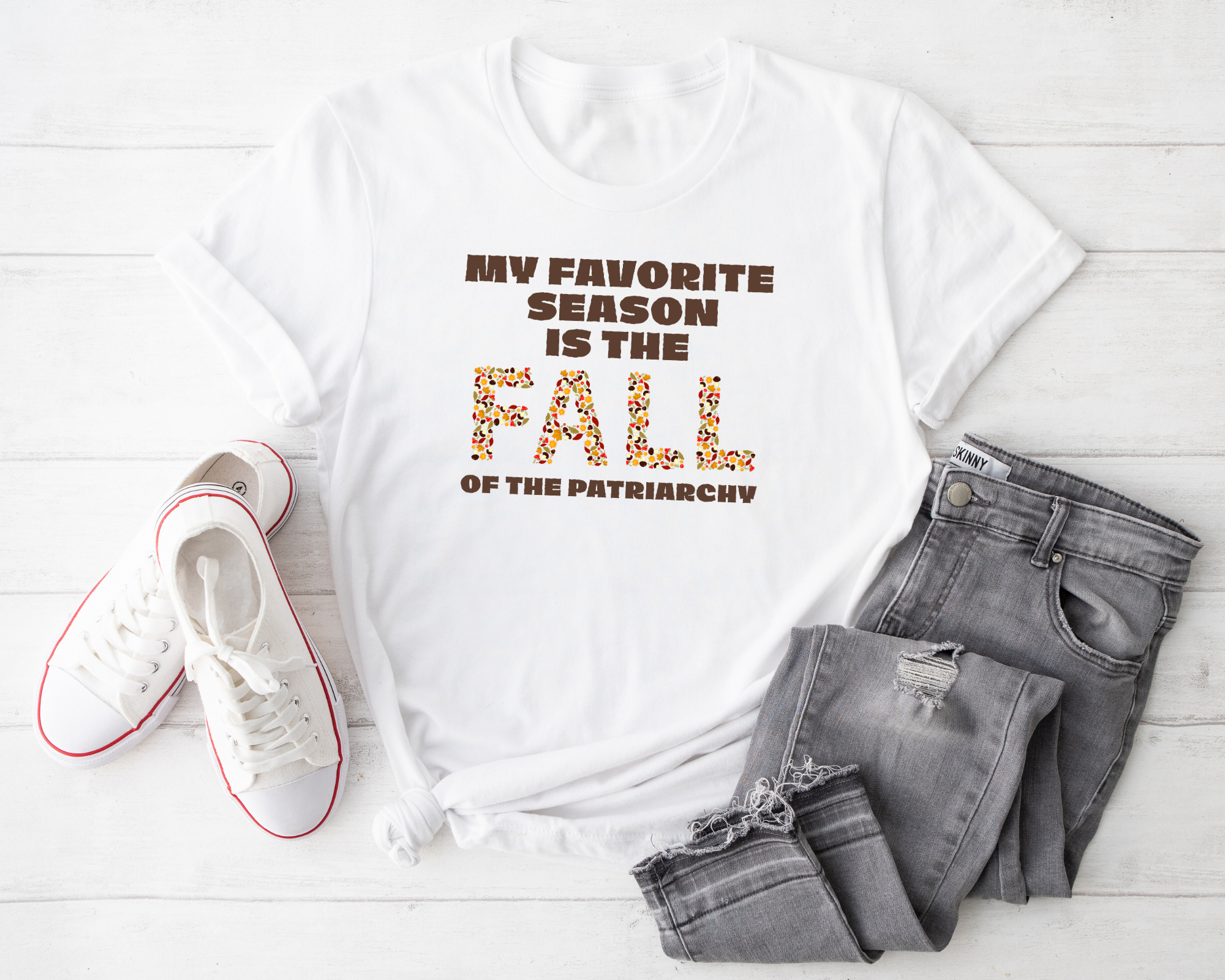 Trendy Leftist Fall T-shirt (4 choices)