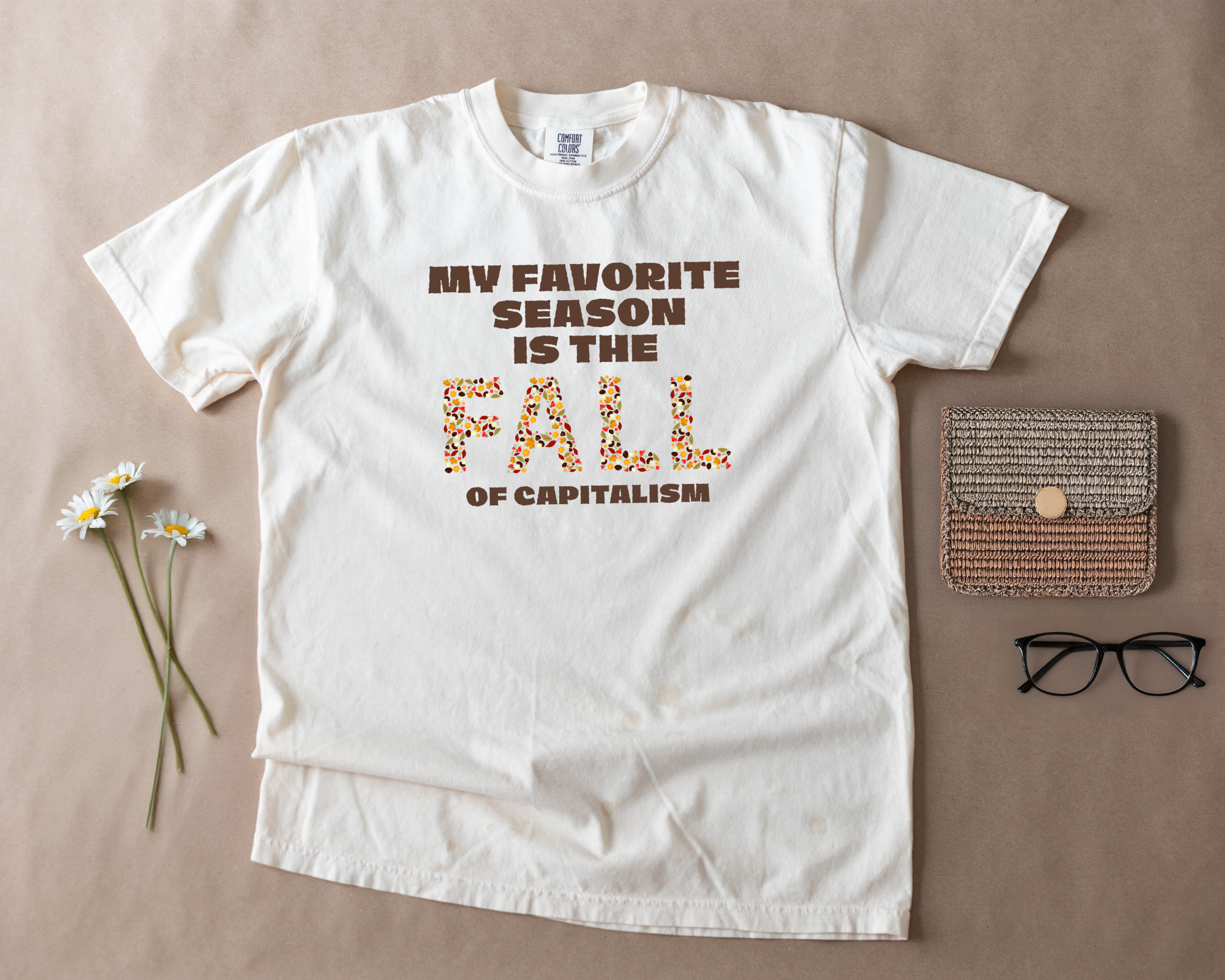 Trendy Leftist Fall T-shirt (4 choices)