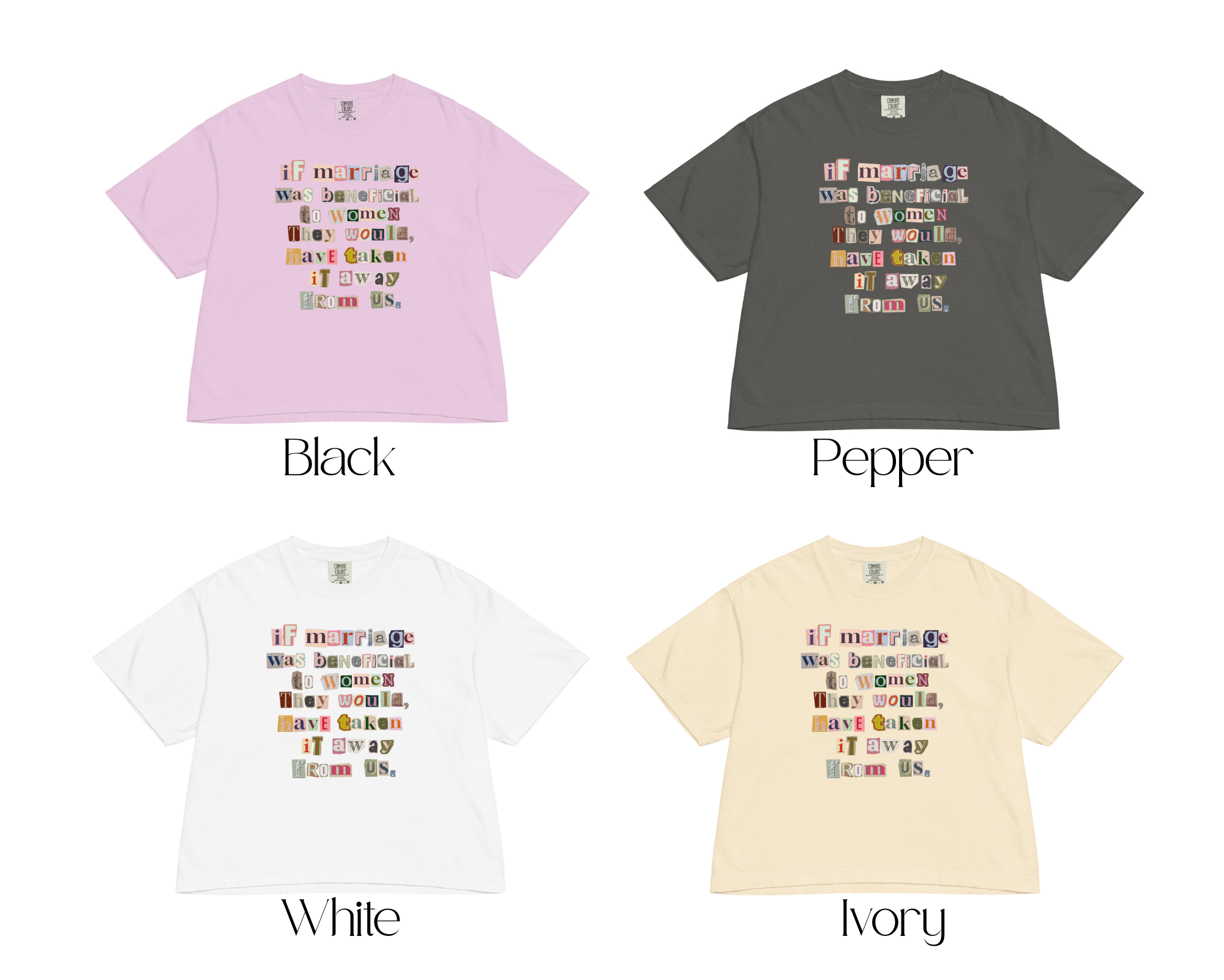 Anti Patriarchy Boxy Tshirt