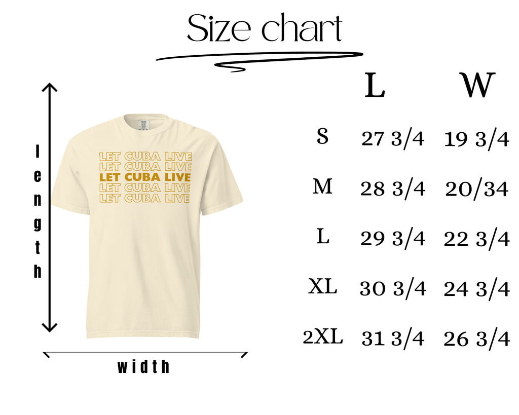 Let Cuba Live Unisex Tee