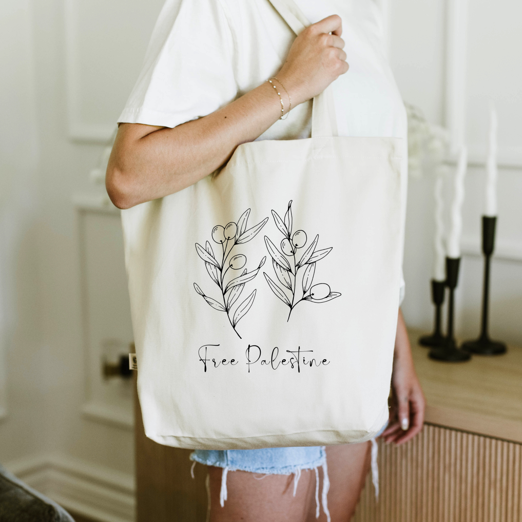 Free Palestine Eco Tote Bag
