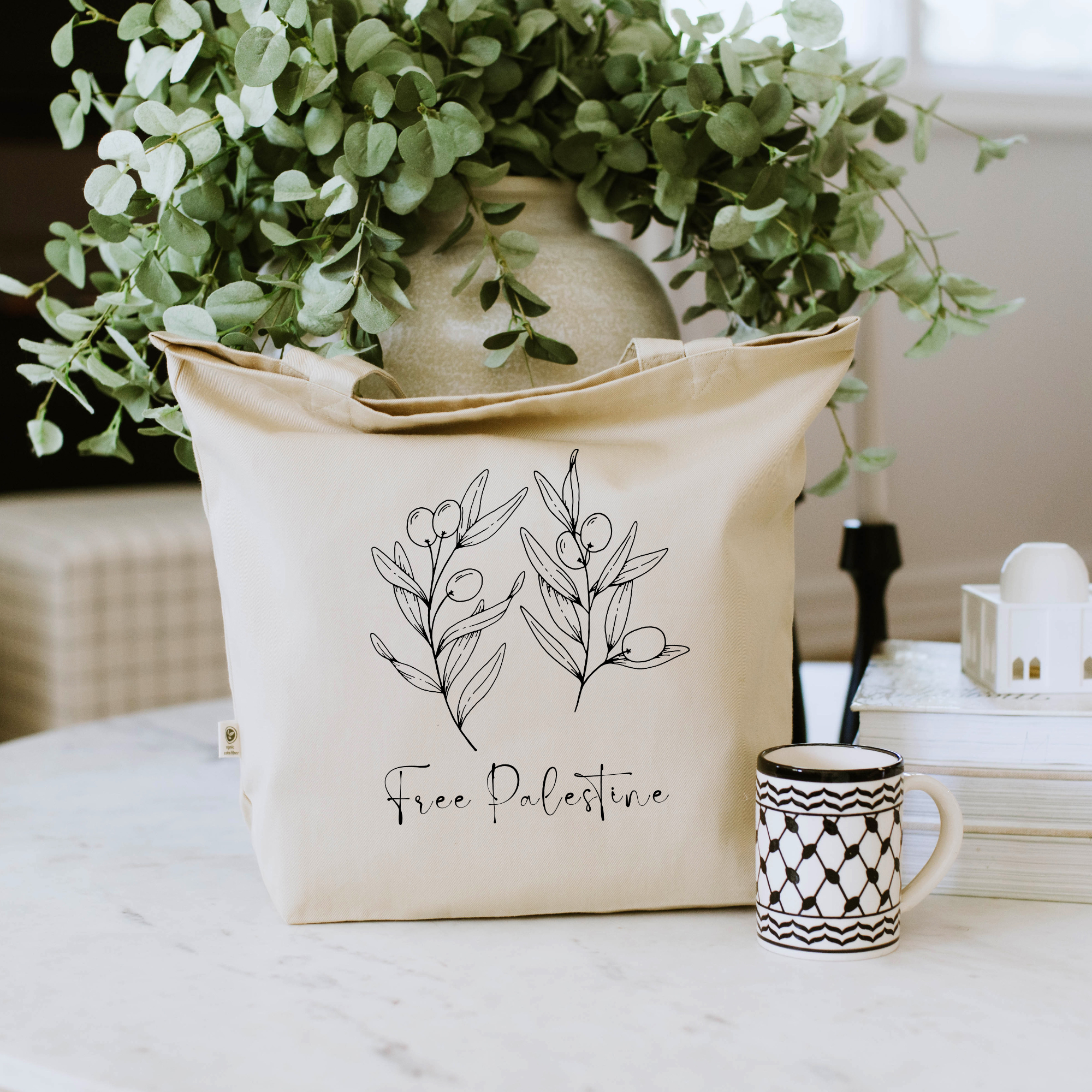 Free Palestine Eco Tote Bag
