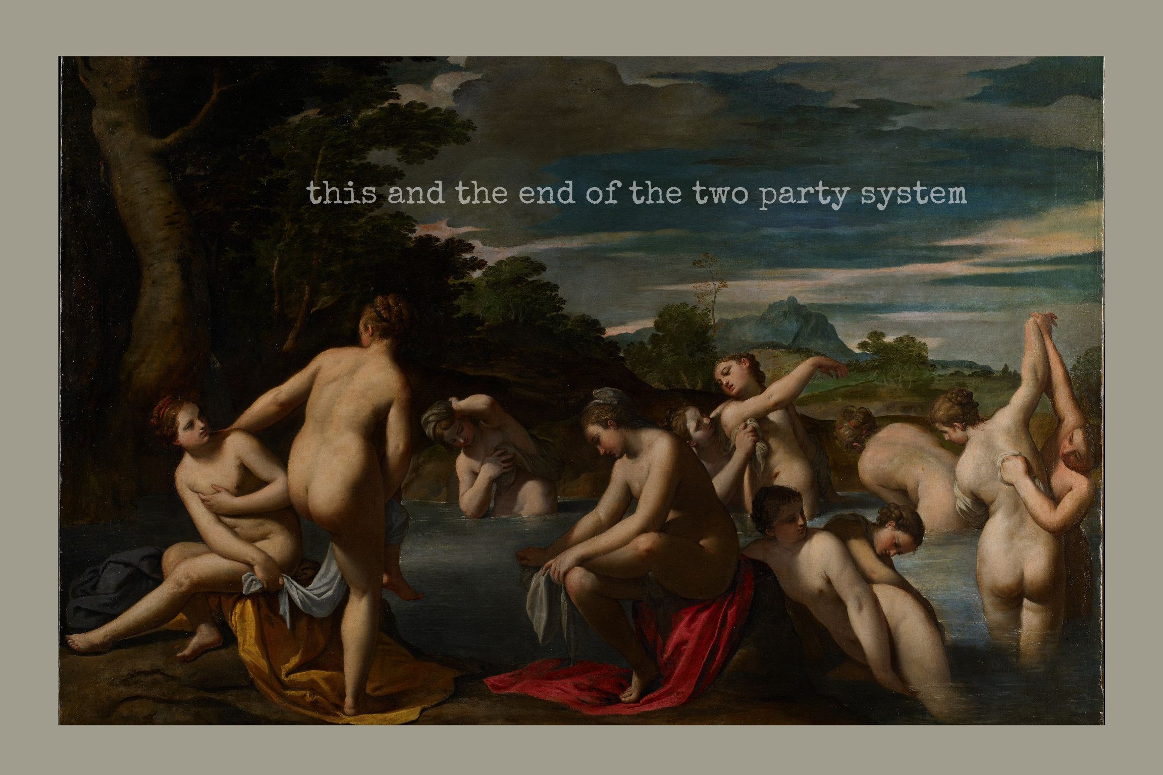 Abolish the two-party system poster
