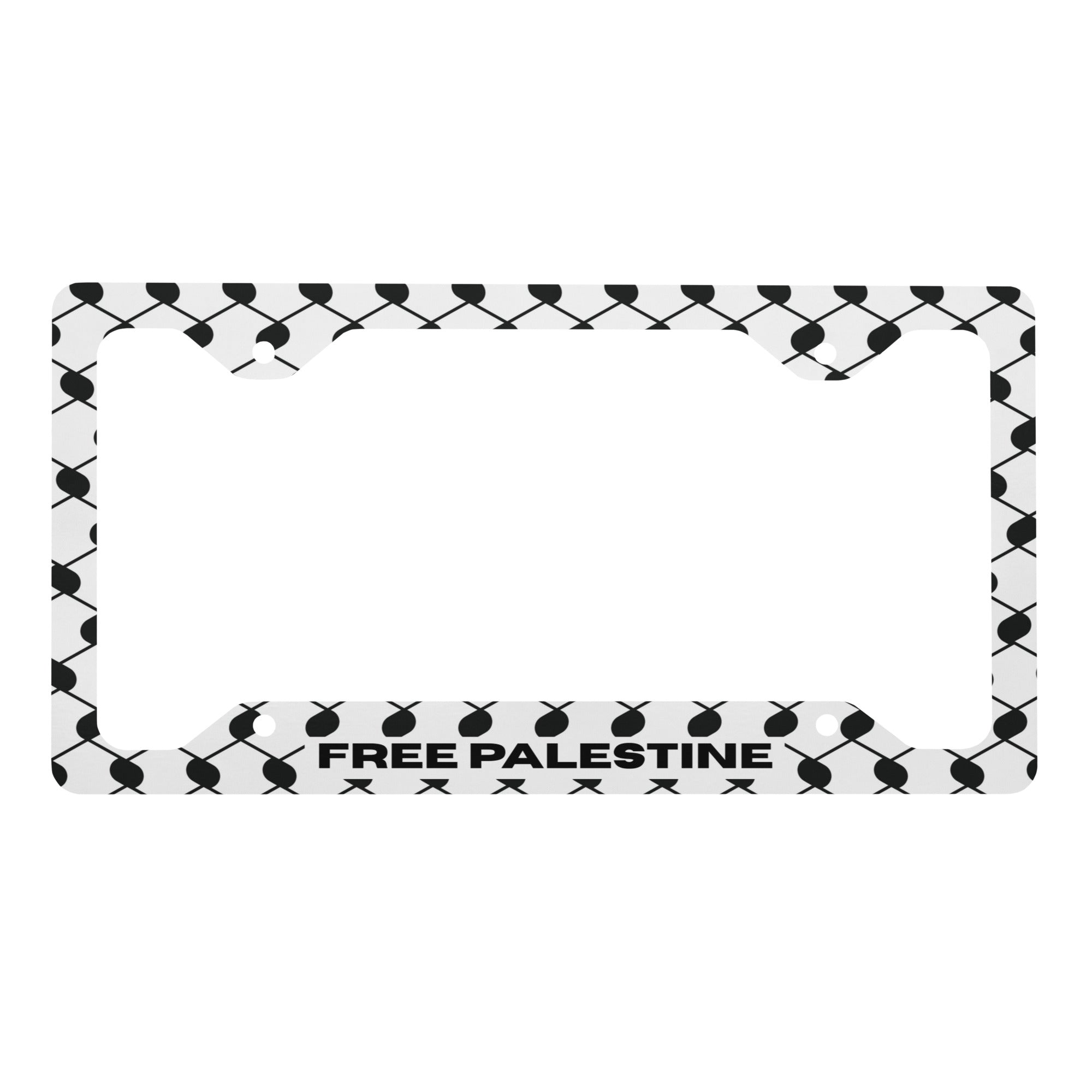 Free Palestine license plate frame
