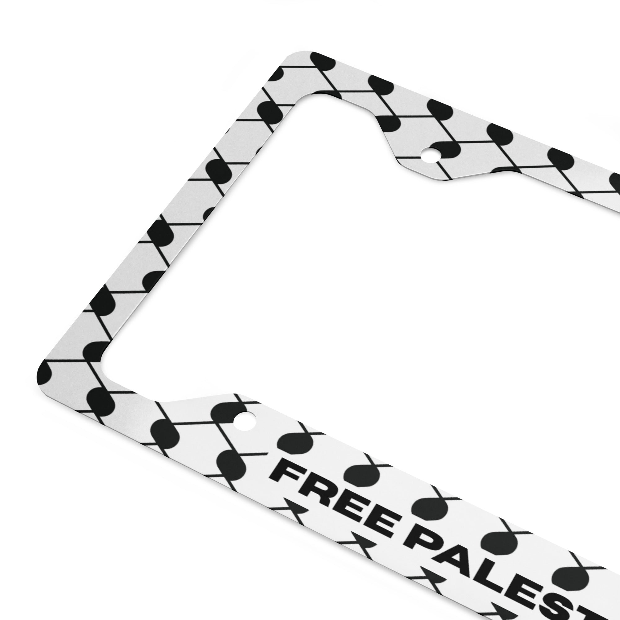 Free Palestine license plate frame