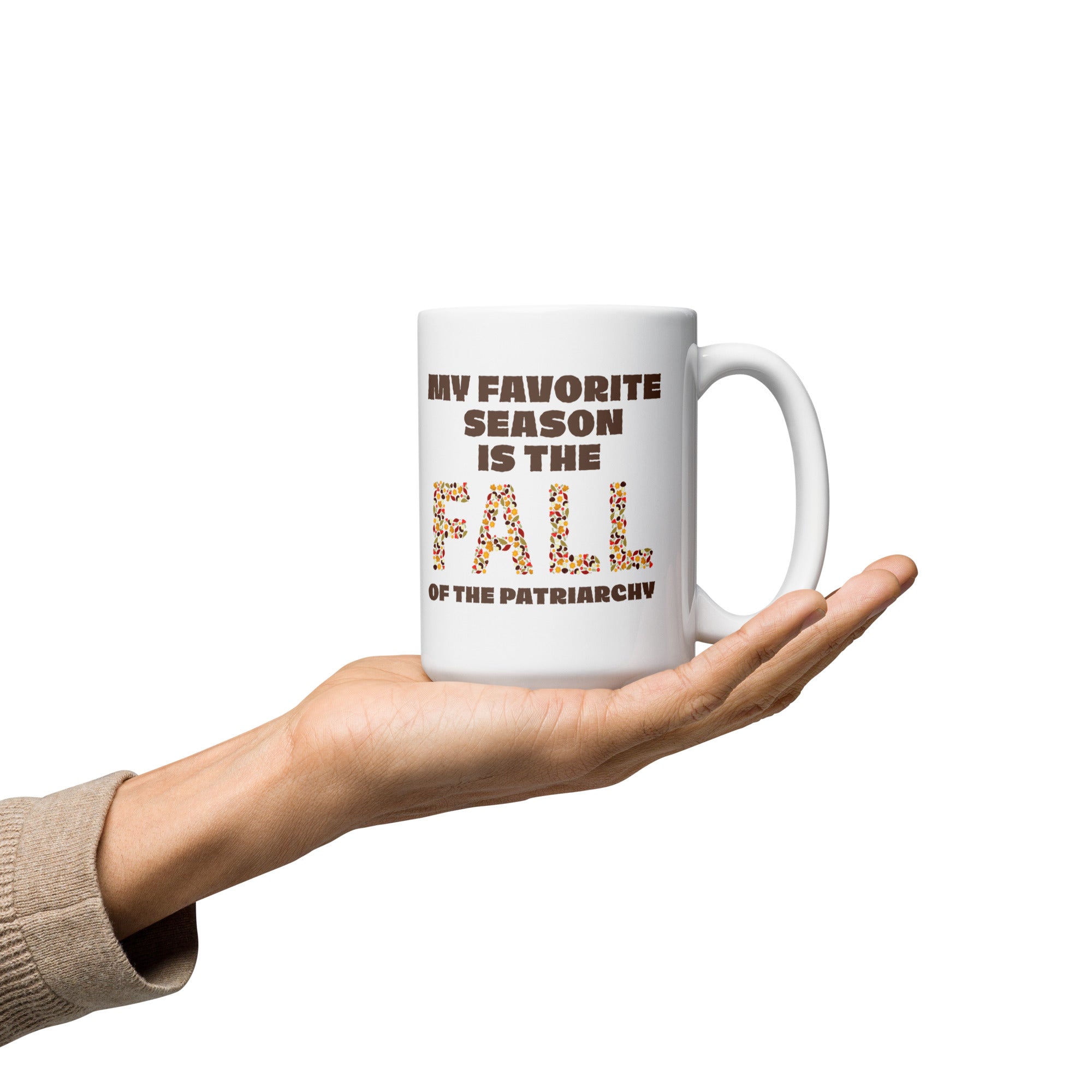 Anti Patriarchy Fall mug