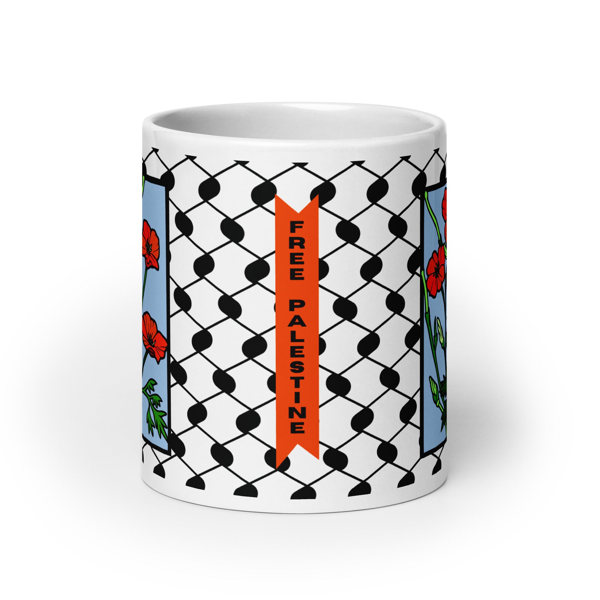 Palestine Keffiyeh Mug