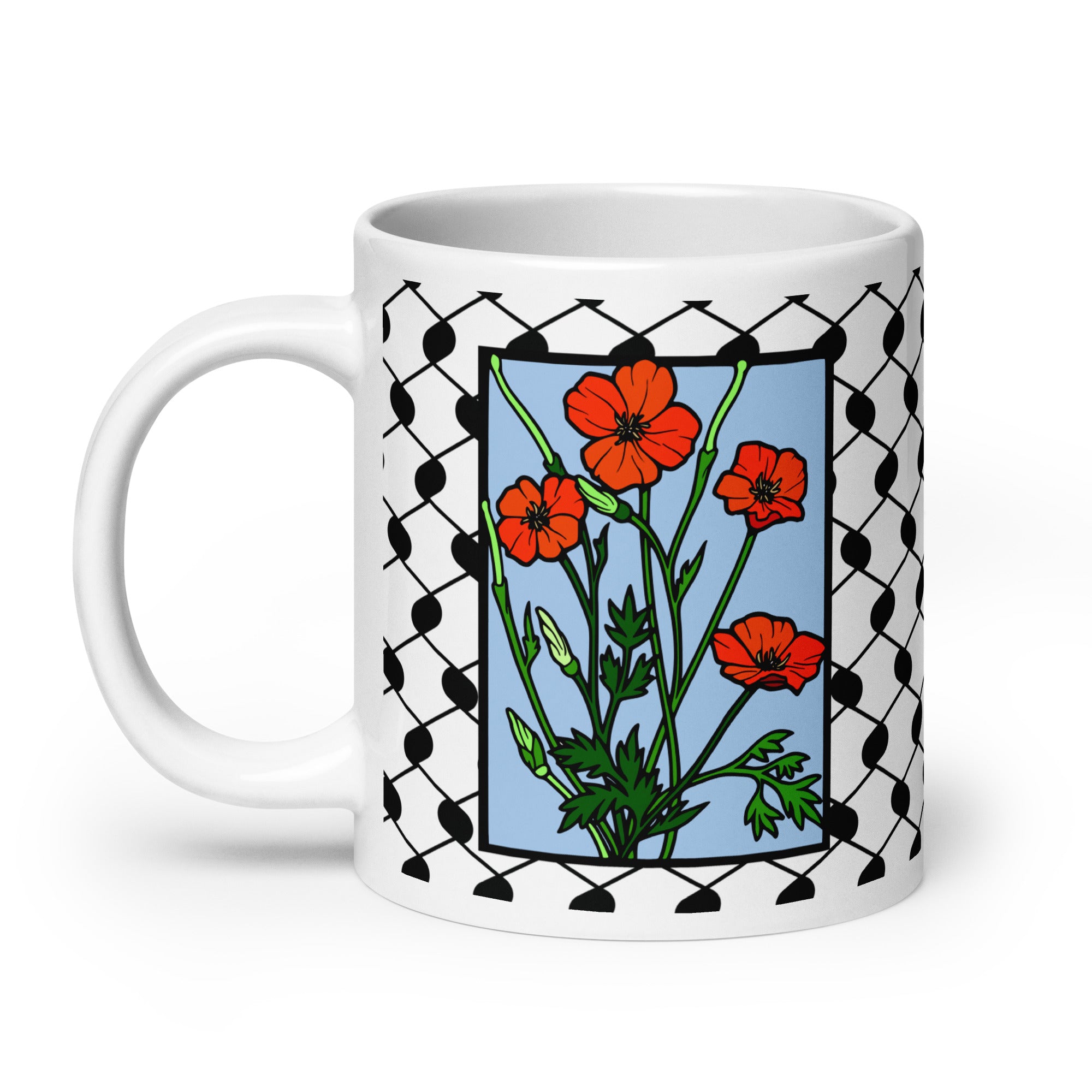 Palestine Keffiyeh Mug